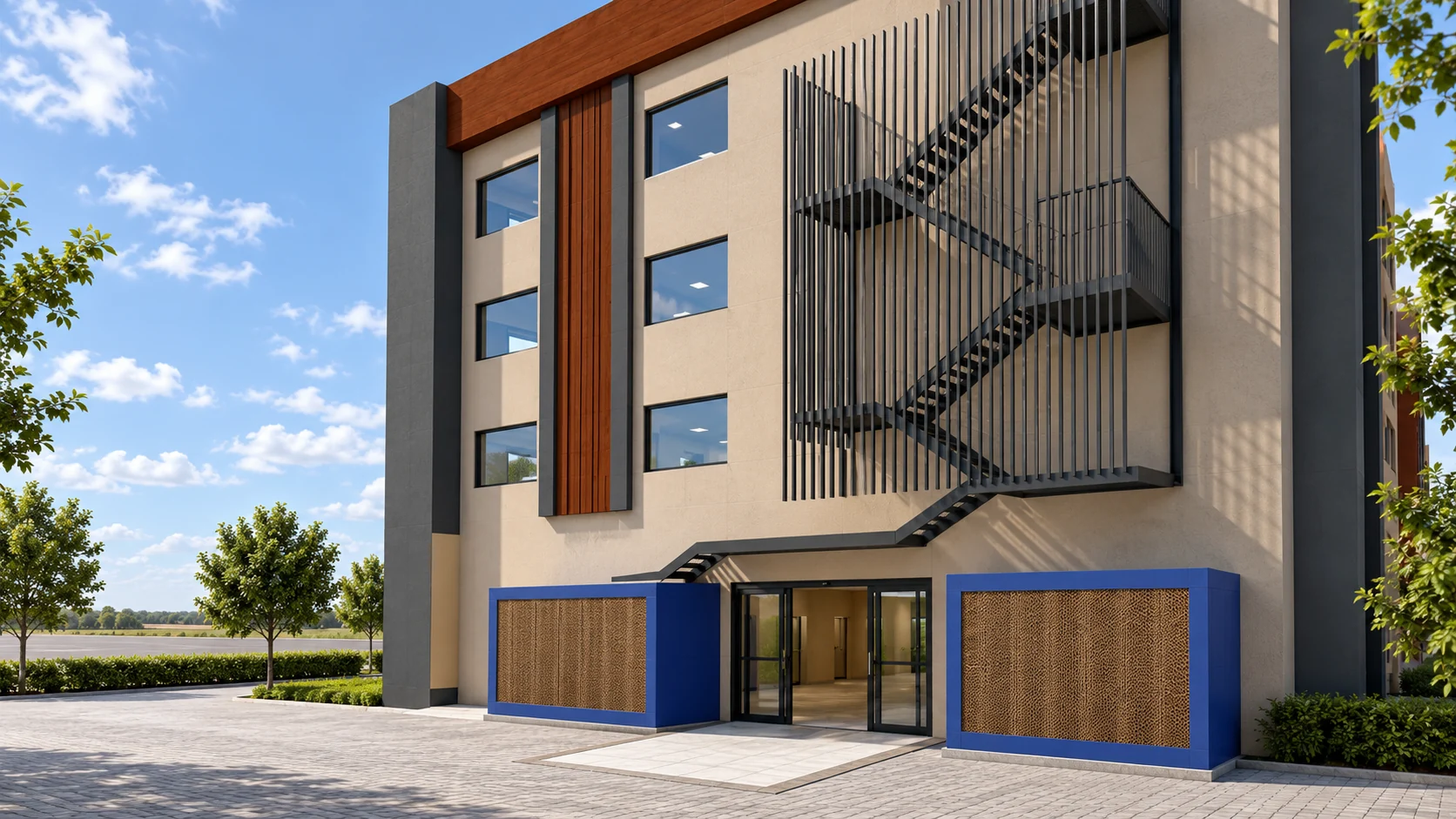 ENHANCED CONCEPT · END FACADE